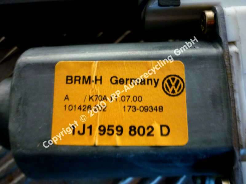 VW Bora 1J2 original Fensterhebermotor 1J1959802D vorn rechts BJ2000